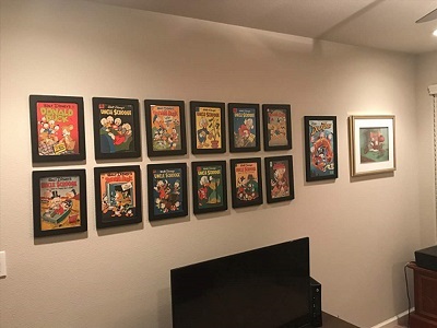 Golden Age Daffy Duck Comic Wall Display