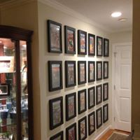 Wall of Graded Comic Books in Frames